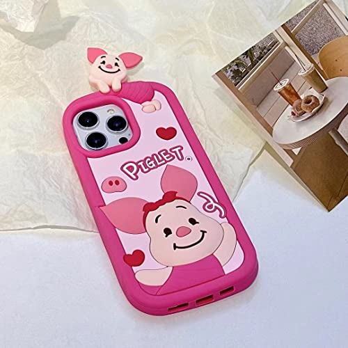 Ifilove For Iphone 11 Piglet Case, 3D Girls Boys Kids Women Cute Cartoon Pig Soft Silicone Rubber Shockproof Doll Case Cover For Iphone 11 #TOP2
