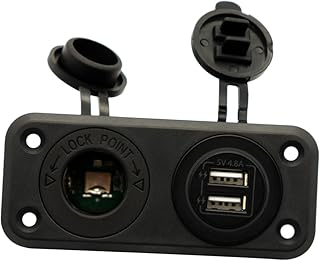 Uonlytech Carregador De Carro Carregador USB Carregador C Para Carro Carregador De Telefone Celular LED Indicador Mais Leve Luz Indicadora Carregador Mais Leve Carregador USB Com