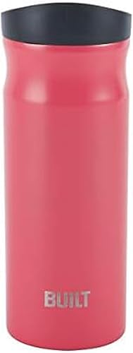 BUILT Botella de acero inoxidable de doble pared Tiltseal Rise de 20 onzas Living Coral 5253193
