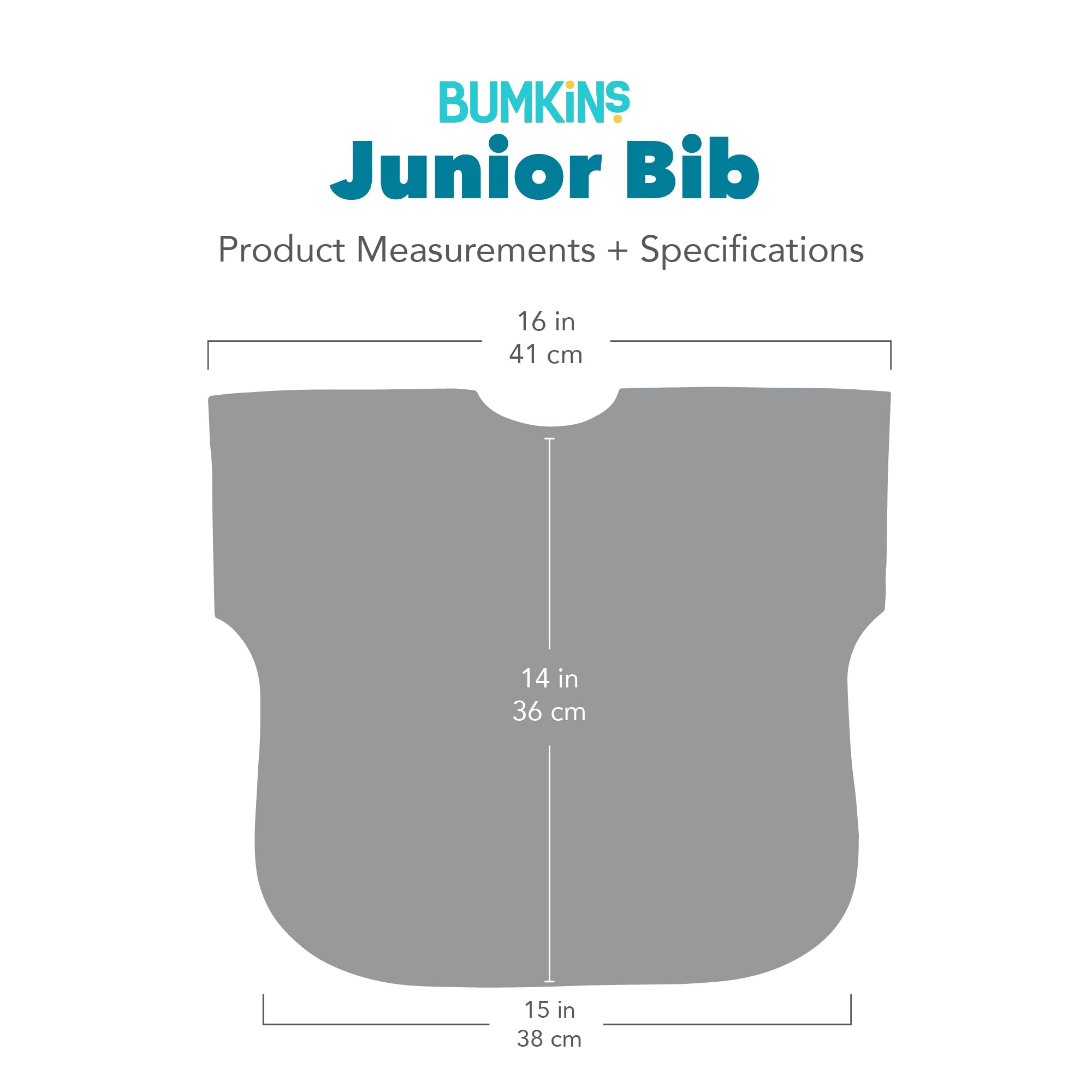 Bumkins Babero para bebé D6 Ariel, talla única