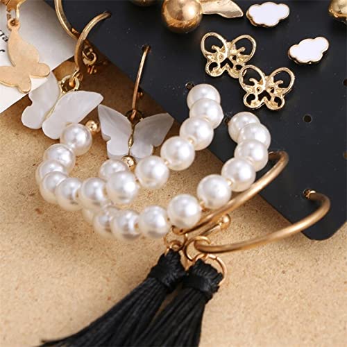 Plated Necklace and Earrings Set for Women (Style 8)