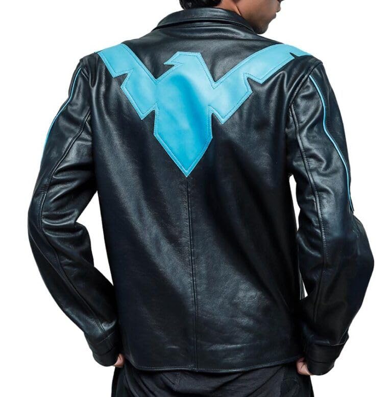 New Danny Shepherd Famous Dick Grayson Nightwing Jacket – Nightwing Jacket - Leather Jacket Men