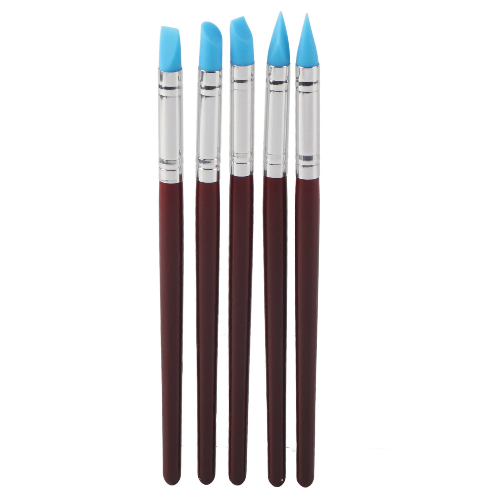 5 Stks Rubber Tip Verf voor Klei Sculptuur Aardewerk DIY Vormgeven Carving Tool