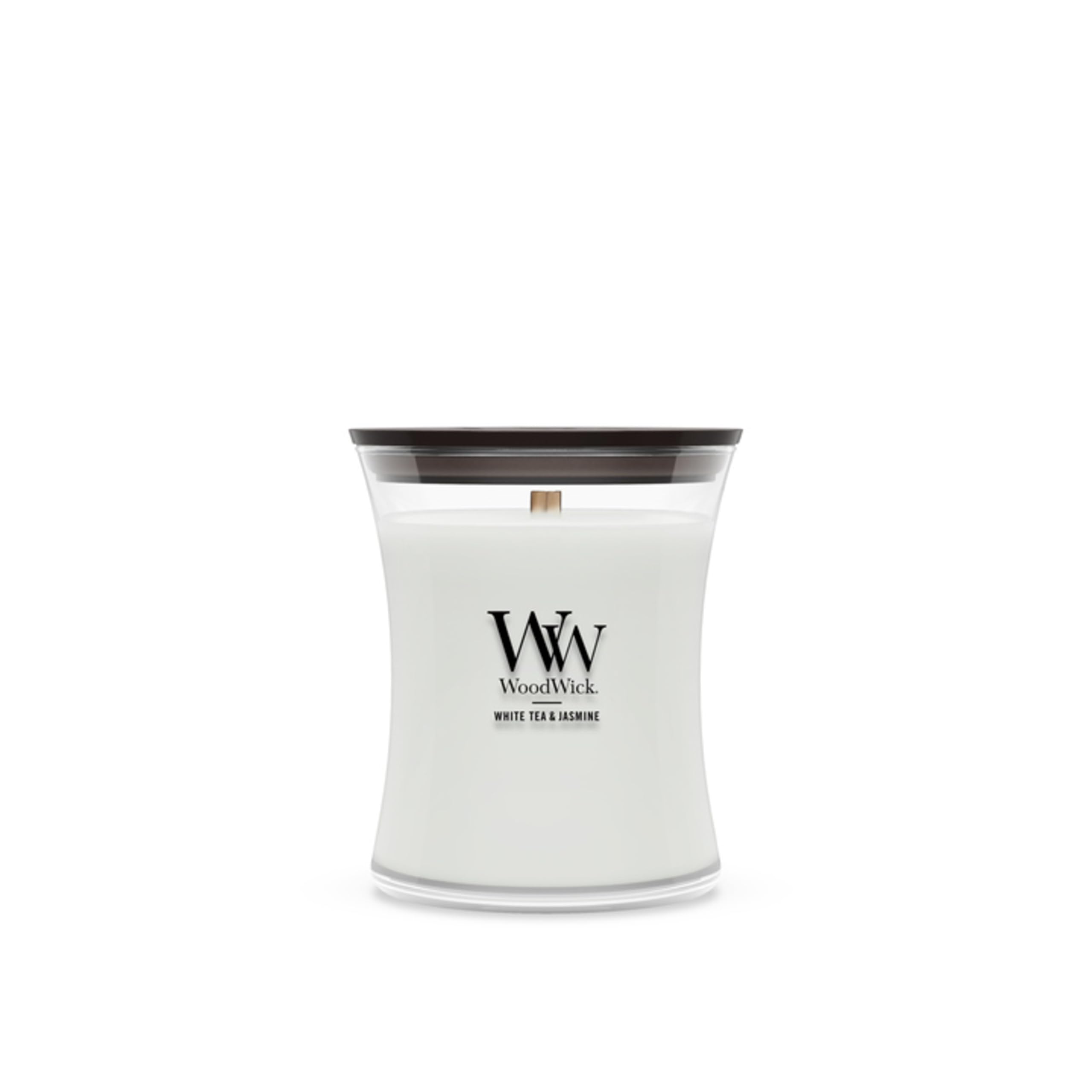 Amazon.com: WoodWick White Tea & Jasmine Scented Candle, Crackling