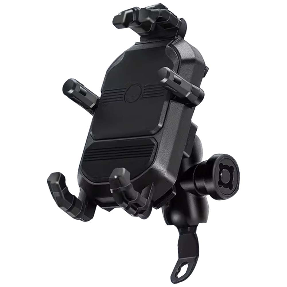 JDUYHSMotorcycle Phone Mount for Peugeot GenZe 2.0 2016, Bike Phone Holder Moped Phone Mount Waterproof 360° Rotatable Motorbike Phone Holder Universal No Shake,A Y-shaped rearview mirror