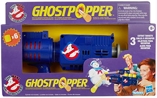 Ghostbusters Kenner Classics Ghostpopper Retro Blaster Action Toy with 6 Foam Pops Projectiles