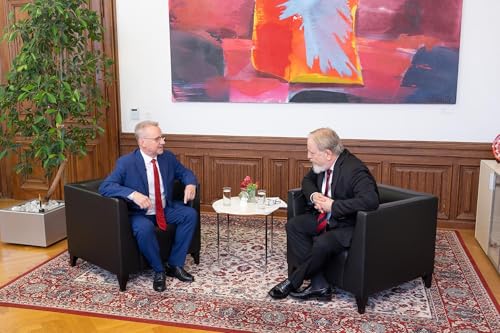 Landtagspr&auml;sident Ernst Woller im ZEITGESPR&Auml;CH 110 mit Gerhard Schmid