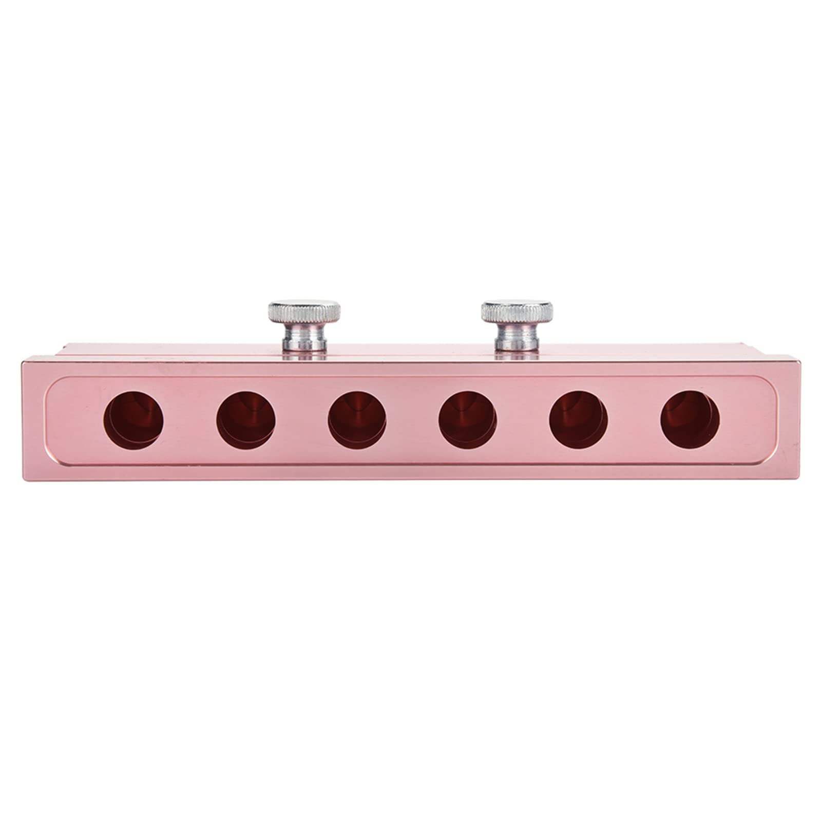 DIY-Lippenstiftform aus Aluminiumlegierung Zur Herstellung von Individuellem Lippenbalsam und Lippenstift zu Hause – Roségold-Finish (6 Loch)