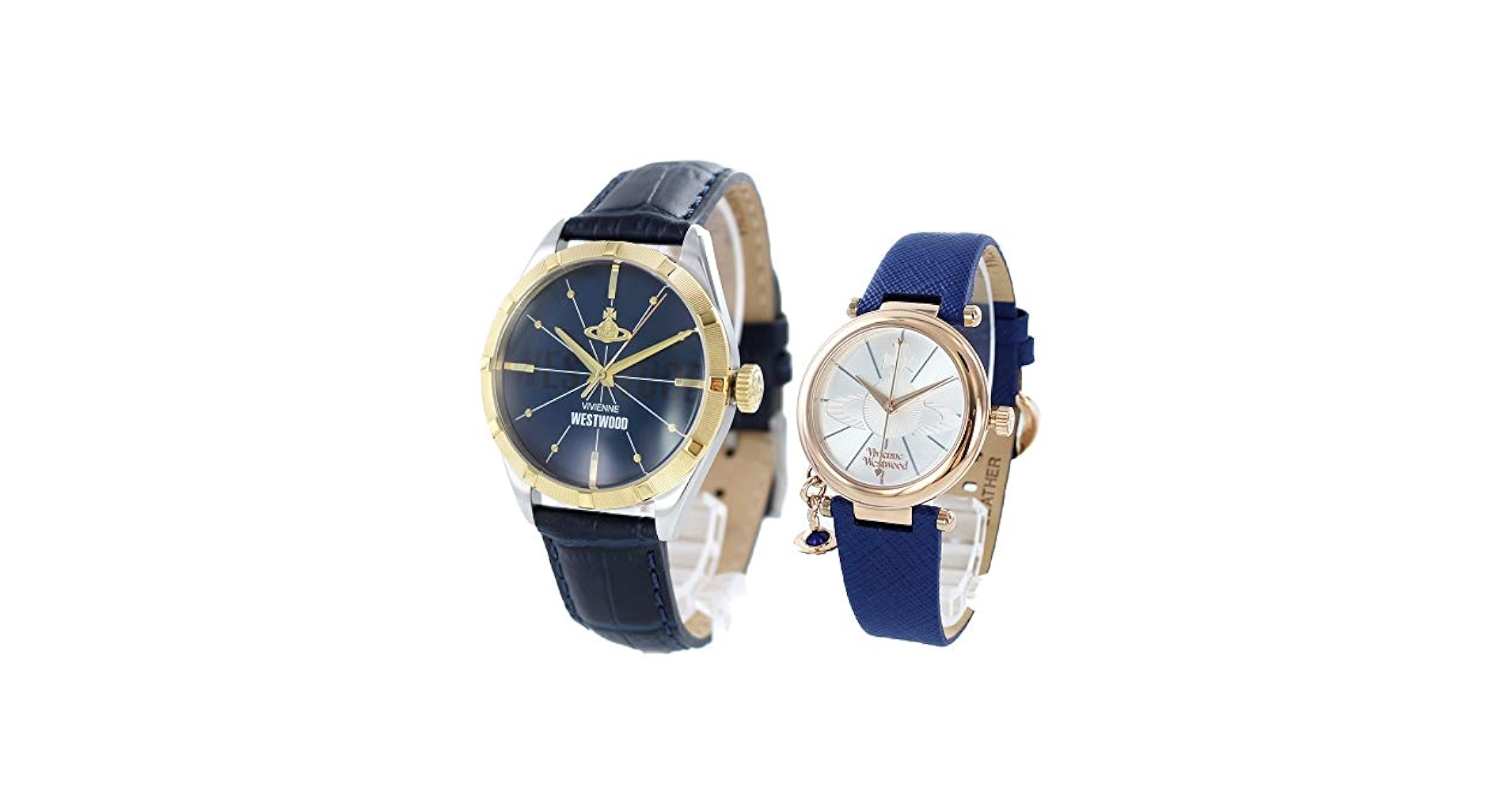 【箱付き】Vivienne Westwood 腕時計 ゴールド ネイビー ヴィヴィアン ウエストウッド 腕時計 メンズ ユニセックス