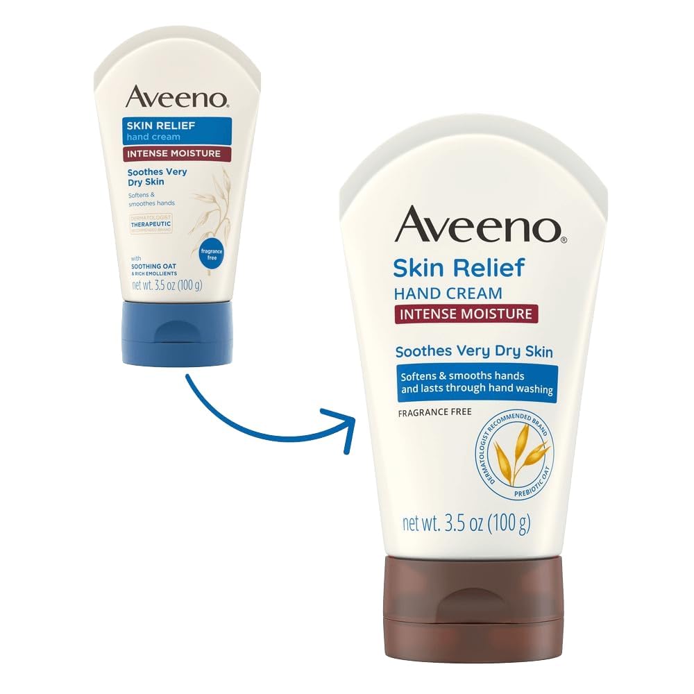 Aveeno Skin Relief Intense Moisture Handcreme, 100 ml, 2 Stück