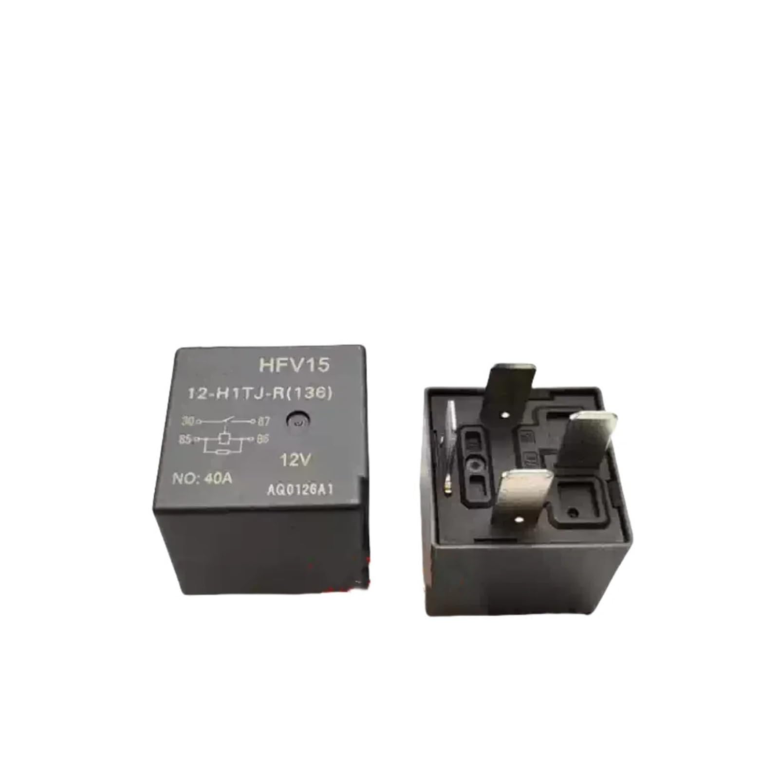 ICXLPMC 5PCS HFV15 12-H1TJ-R 12VDC 40A 4PIN