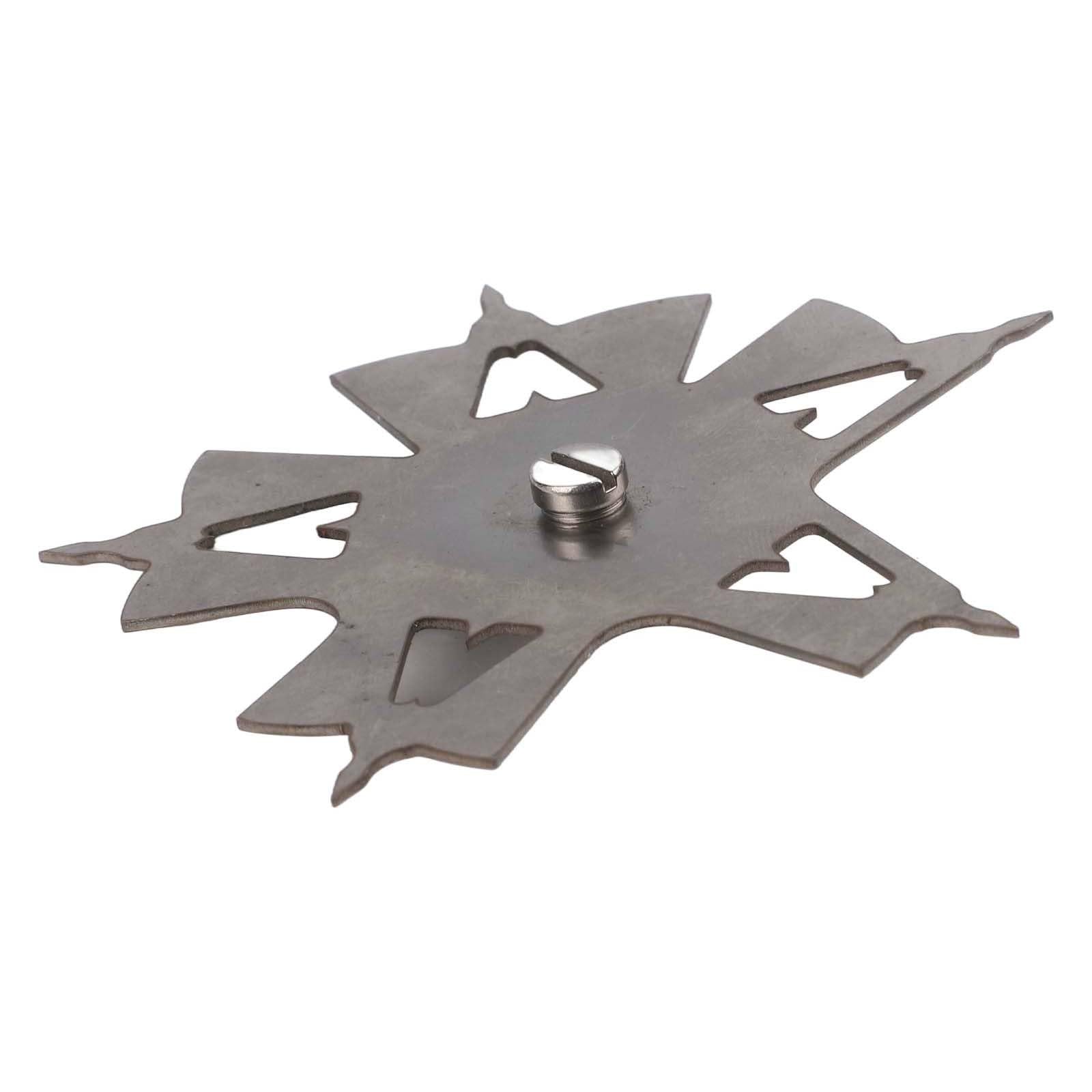Zentrierkantenfinder für Fräsmaschine, 304 Edelstahlrohr und Rundstabteiler mit Mehrzweck-Messkrallen, Silber