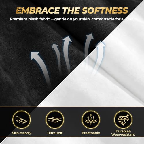 Image of GTPLAYER Video Gaming Chair Fabric, Ergonomic Computer Chair with Footrest and Pocket Spring Cushion, Height Adjustable Video Gamer Chair with Lumbar Support for Adults, White