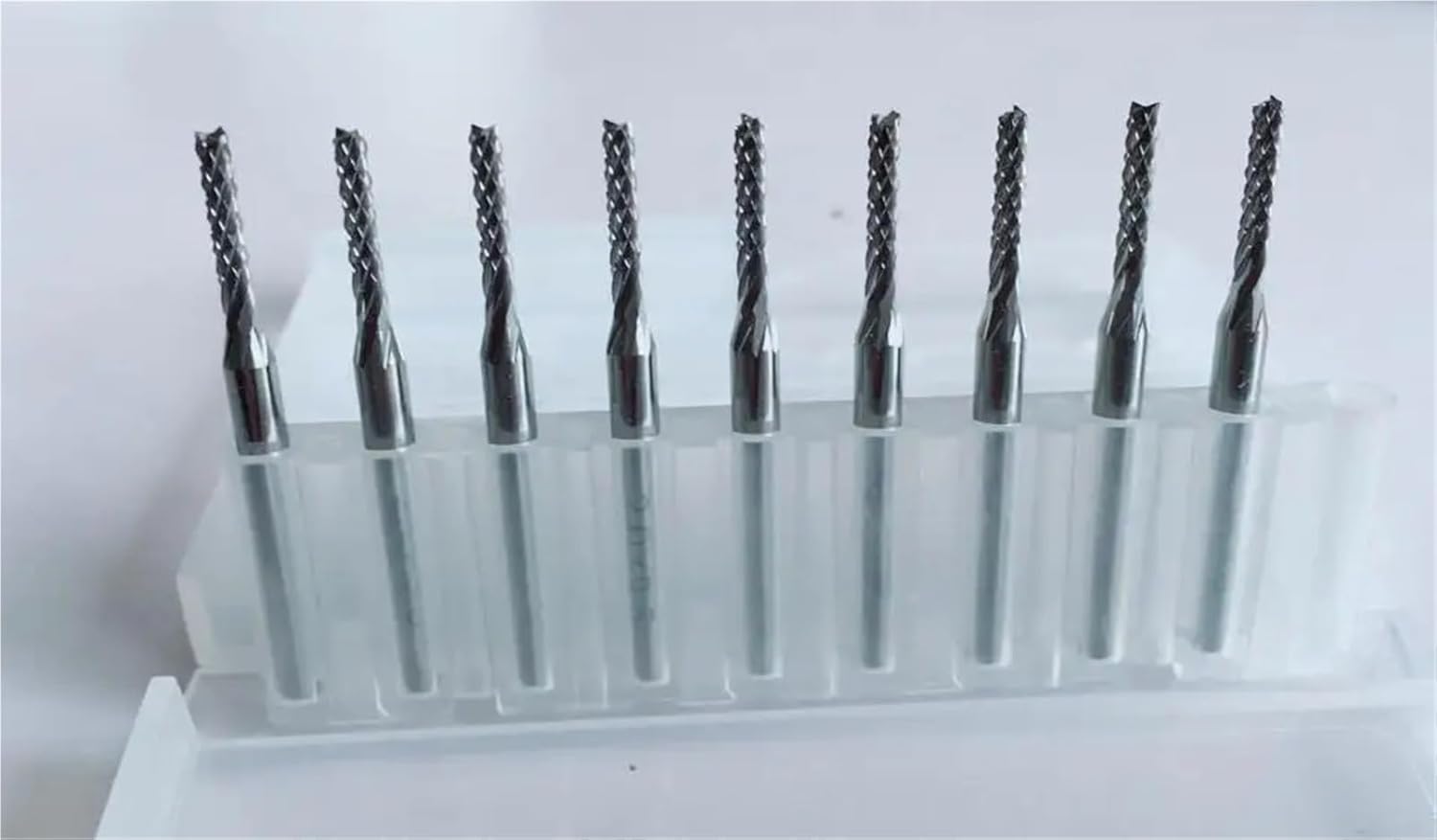 0.5/0.6/0.7/0.8/0.9/1.0 Mm PCB Corn Milling Cutter Alloy Tungsten Steel Circuit CNC 3.175mm 10Pcs(1.9mm)