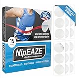 NipEaze - The Original Sports Nipple Covers - Patented & Proven - Chafing Prevention for Men and Women, 1pack, Size Regular, 30Pcs (15pairs)
