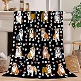 English Bulldog Blanket Bulldog Throw Blanket Soft Plush Flannel Fleece Bedding Bulldogs Gifts for Boys Girls Men Women Lovers Stuff for Couch Sofa Bed Room Decor 40"X50"