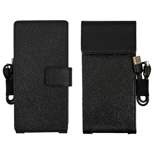 Image of ZAOMA Shock Proof Pouch Case Wallet Cover Protector Compatible for Ambrane 27000mAh Power Bank, Stylo Pro 20W Fast Charging with Loop (PBPLOOP DBLK005)