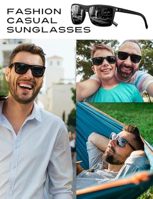 Polarized Sunglasses for Men£¬Ultralight UV Protection Sun Glasses for Outdoor Sports Fishing Hiking driving