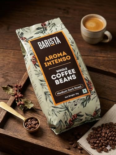 Image of Barista - Aroma Intenso whole Coffee Beans Medium Dark Roast - 1KG