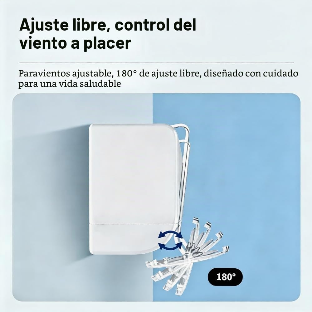 Universal Deflector Aire Acondicionado Retráctil, Deflector de Viento Ajustable para Salida de Aire, Protector Anti-soplado Directo, No Necesita Perforación, para Hogar y Oficina