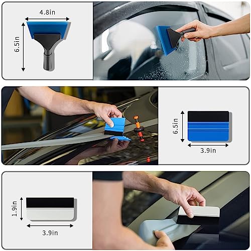 Image of STHIRA 14 Pcs Sunfilm Tool Kit for Car Tint, Cutter, 500ml Spray Bottle