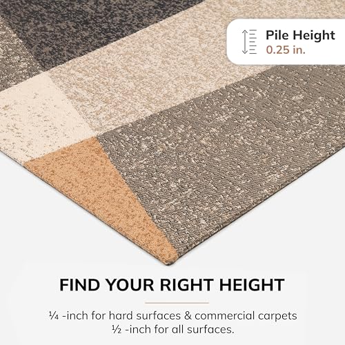 Anji Mountain Rug'd Office Chair Mat for Carpet & Hardwood Floor - Jacquard Woven, Anti-Slip Backing, Low Pile, Floor Protector Desk Chair Mat, Office Rugs for Rolling Chairs (Riverstone - 36" x 48") by Anji Mountain - Image 7