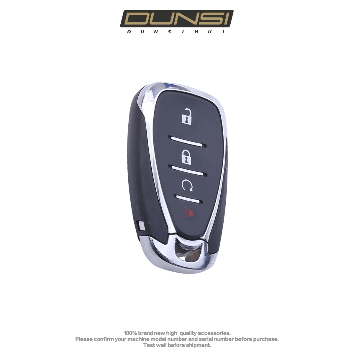 DUNSIHUI HYQ4EA 13585728 - Telecomando di controllo senza chiave, 433 MHz, 4 pulsanti, ricambio per veicoli Volt Cruze Traverse
