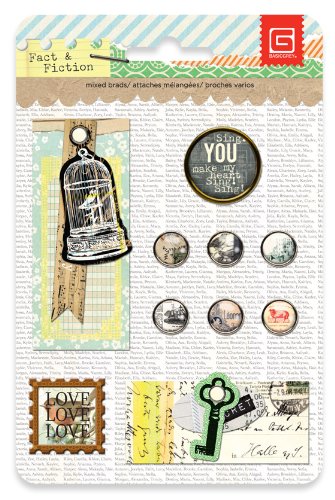 BasicGrey Fiction Collection Mixed Brads