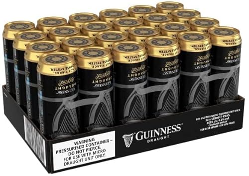 Guinness Micro Draught Cans (Case of 24 x 558ml Cans)