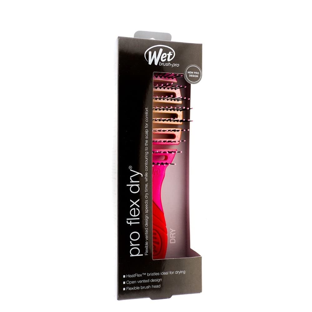 Wet Brush-Pro EasyGrip Pro Flex Dry Hair Brush, Limited Edition Ombre, Coral