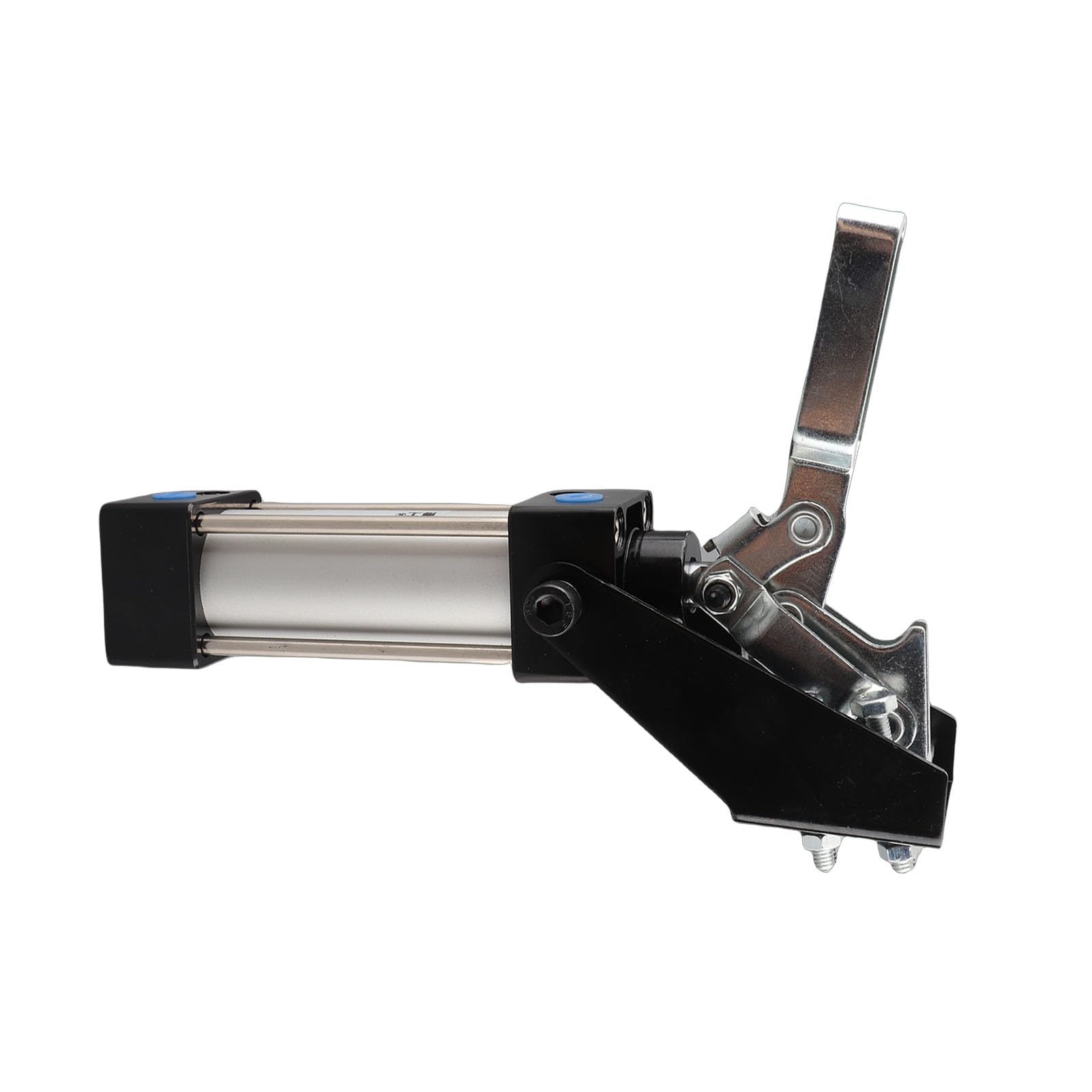 Fabater Profesjonalny Pneumatyczny Zacisk Dociskowy 300 Mm GH-12130 Cylinder Pneumatyczny Zacisk do Formy Spawalniczej, Maksymalne Ciśnienie 9 kgf/cm², Pręt Zaciskowy 60 Mm, Złącze 1/8, śruba