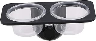 VILLCASE Gecko Feeding Ledge- Reptile Feeder Water and Food Bowl, Magnetic Reptile Ledge for Lizard Turtle Gecko Scorpion (Screw Type)