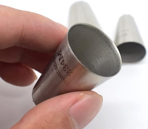 Miniatura 5 de Tumtanm # 234M # 234 # 233 Punta de tubería de hierba sin costura, herramienta de boquilla de glaseado de tuberías de bricolaje para cupcakes