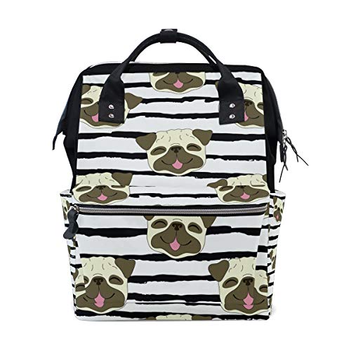 Smil - Mochila para perro de gran capacidad, multifunción, bolsa de viaje para momia mujeres