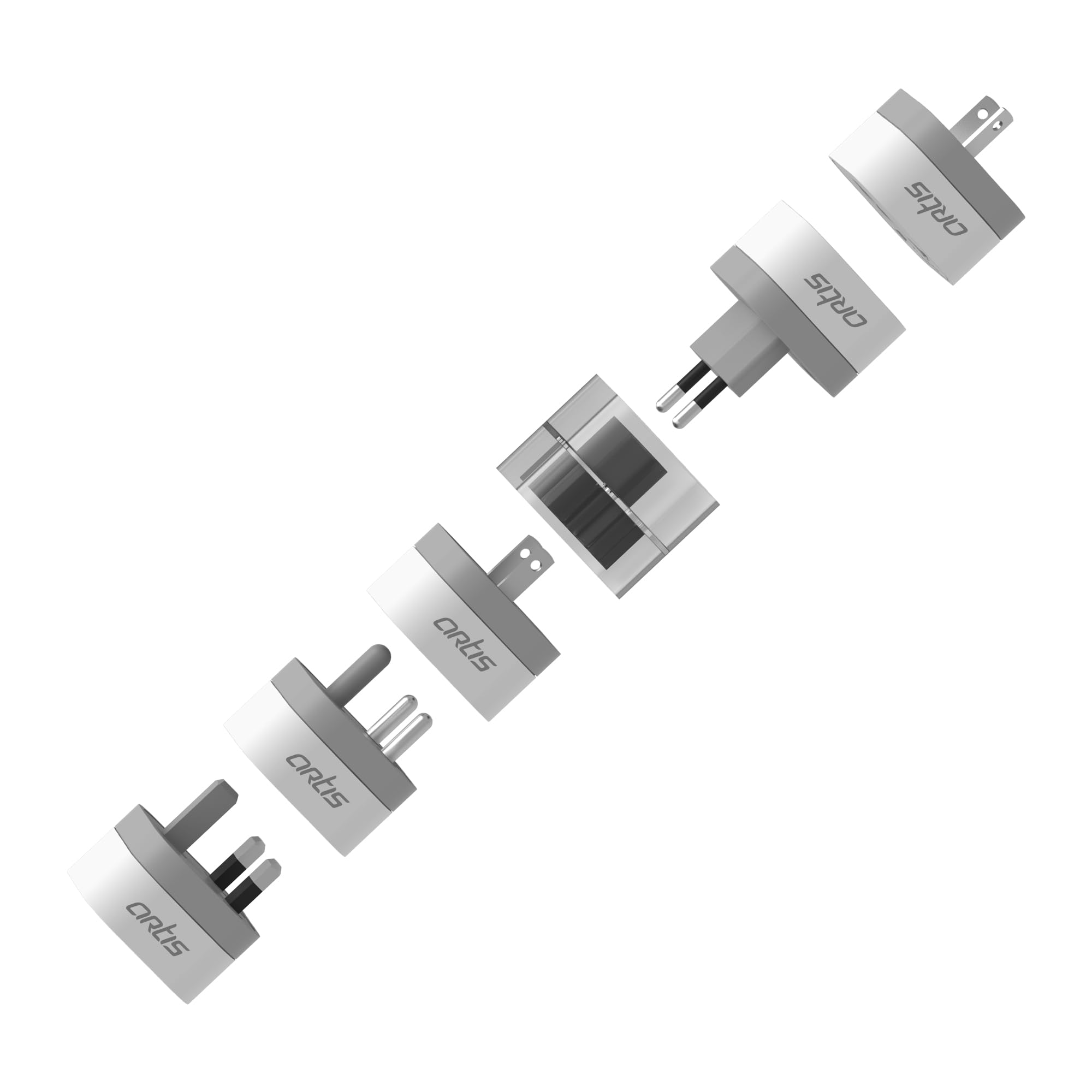 Artis UV500 Universal Travel Converter Plugs Pack of 5 Compatible to US/UK/SA/EU/AU Worldwide Adaptor-image-8