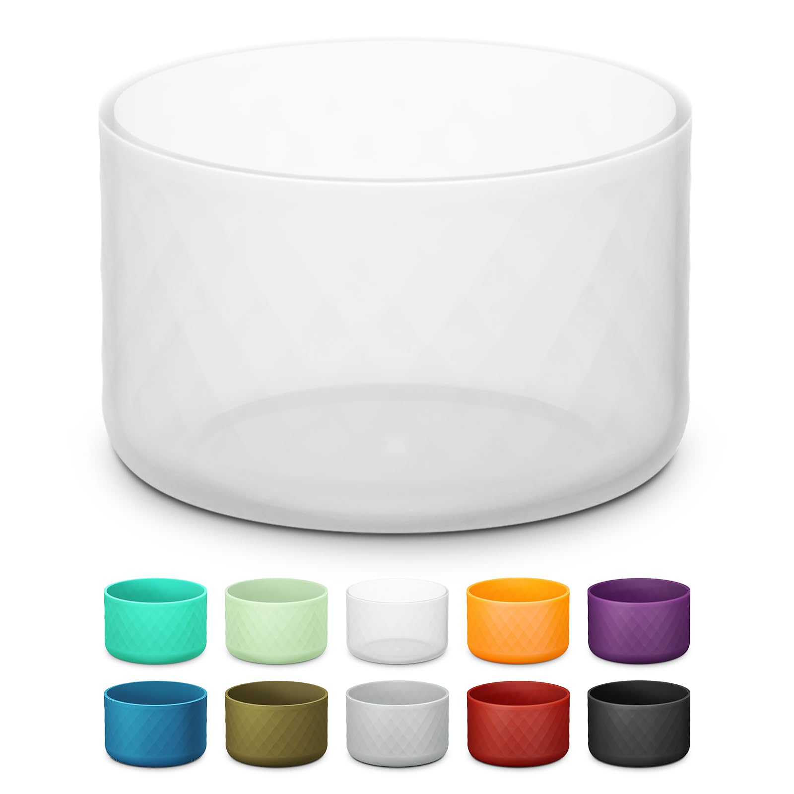 YOUCOX Silicone Boot for Owala Water Bottle 24 oz, Anti-Slip Protective Sleeve for FreeSip/Twist/Flip Stainless Steel Water Bottles, Bottom Cover for