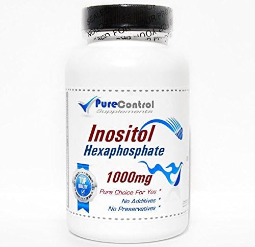 Inositol Hexaphosphate 1000mg // 200 Capsules // Pure // by PureControl Supplements
