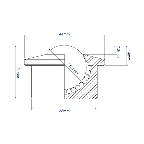 Miniatura 7 de Rodamientos de transferencia de bolas de rodillos - Unidad de transferencia de bolas para transportador de equipos de transmisión, rodillo de