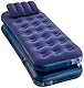 Jilong 3-in-1 Luftbett Campingbett mit Kopfkissen für 2 Personen 2x 191x73x22 cm velourbeschichtetes Bett Luftmatratze Luftbett Doppelluftmatratze Doppelluftbett Reisebett Gästebett Matratze