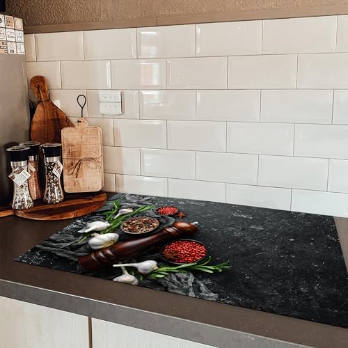 KitchenYeah© Herdabdeckplatte Einteilig Küche Herdabdeckung Induktionsfeld – Ansicht 5
