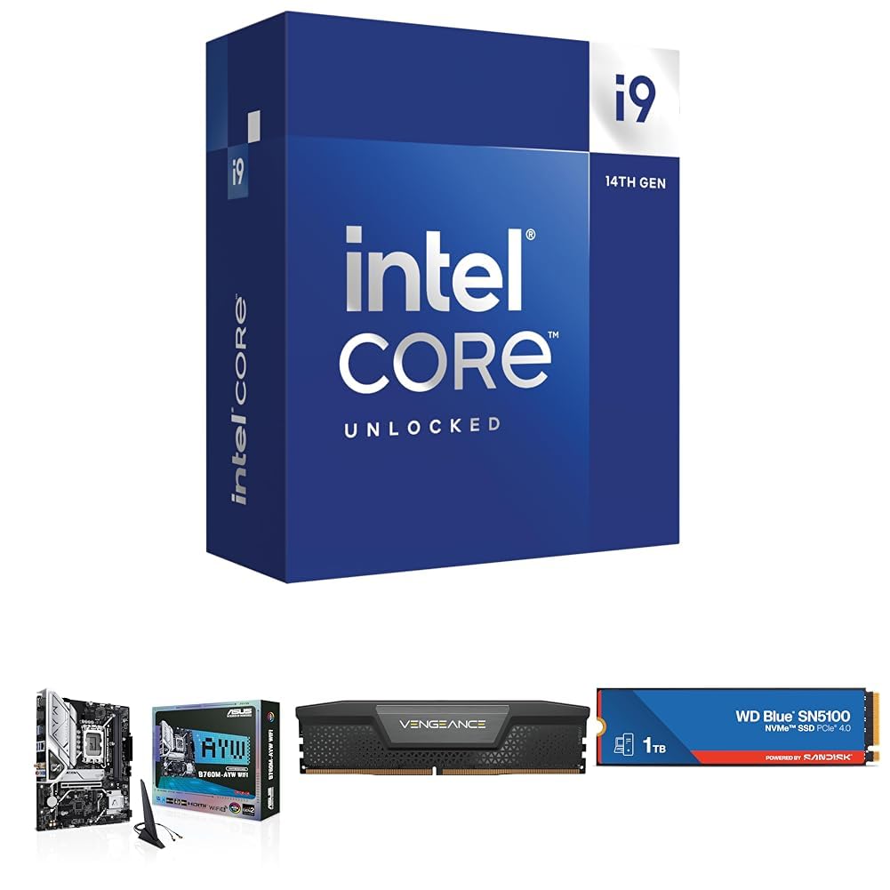 Amazon.in: Buy Intel 14th gen i9+Asus B760 Motherboard+Corsair 16G