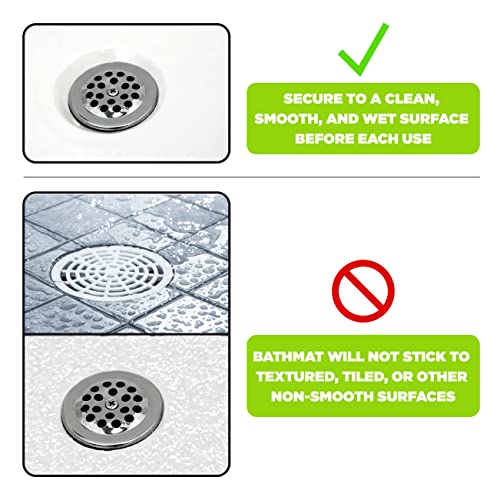 Ginsey Disney Mickey Mouse Summer Fun Decorative Bathtub Mat For Kids' Bathroom Decoration, Blue, Standard Tub Size #TOP6