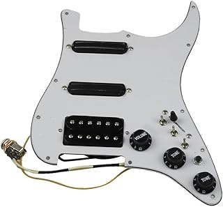 Prewired Loaded Pickguard Guitar Pickups Humbucker Pickups Wiring Harness Push-Pull guitar pickguard pickup