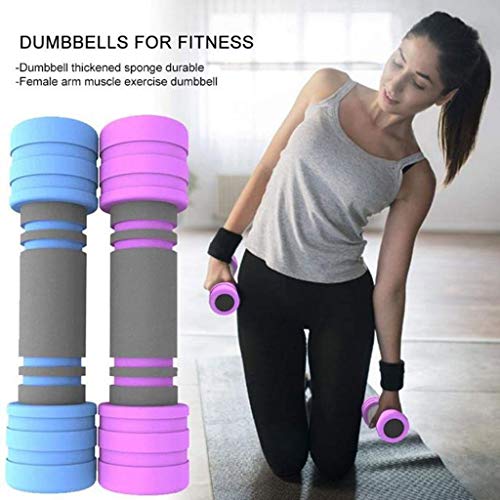 Halter Dumbbells Vrouwen Dumbells Gewicht Sets, Halters met anti-slip foam handgreep for Home Gym Exercise Fitness… - Afbeelding 4