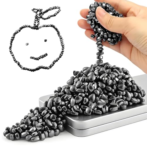yotutun 510 pièces Pierres magnétiques Jouet magnétique Anti-Stress Boules magnétique Petites Pierres pour Le Bureau et Le télétravail, Gadget créatif et Relaxant