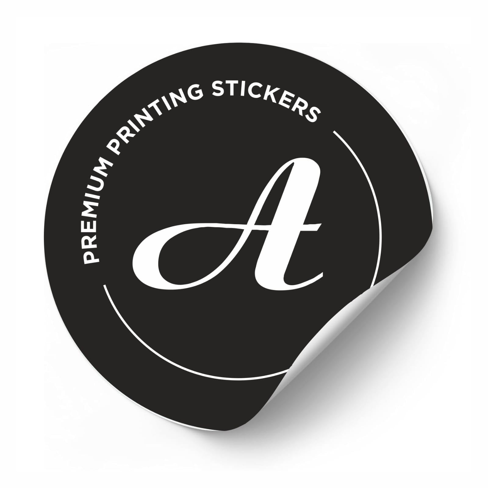 Askprints Customized Waterproof Logo Stickers with Your Logo in Round or Square or Rectangle Shapes – Perfect for Packaging and Promoting Your Brand with Sealing with Style! !