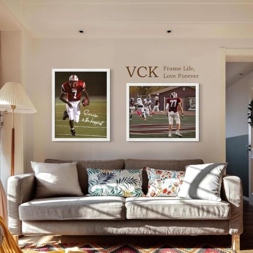 Image of VCK 22x28 Picture Frames 3 Pack, White Wood Poster Frame, Wall Display