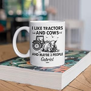 Personalized White Ceramic Coffee Mug Mugs Farm Tractor Customized Name Novelty Cups Oz Christmas Gifts For Men Dad Father Adults Truck Large Travel Cup With Quotes Saying 11 and 15 oz Personalized White Ceramic Coffee Mug Mugs Farm Tractor Customized Name Novelty Cups Oz Christmas Gifts For Men Dad Father Adults Truck Large Travel Cup With Quotes Saying 11 and 15 oz