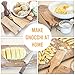 Gnocchi Boards and Wooden Butter Paddles to Easily Create Authentic Homemade Pasta and Butter Without Sticking - Set of 2 Makers - 9.5 inches