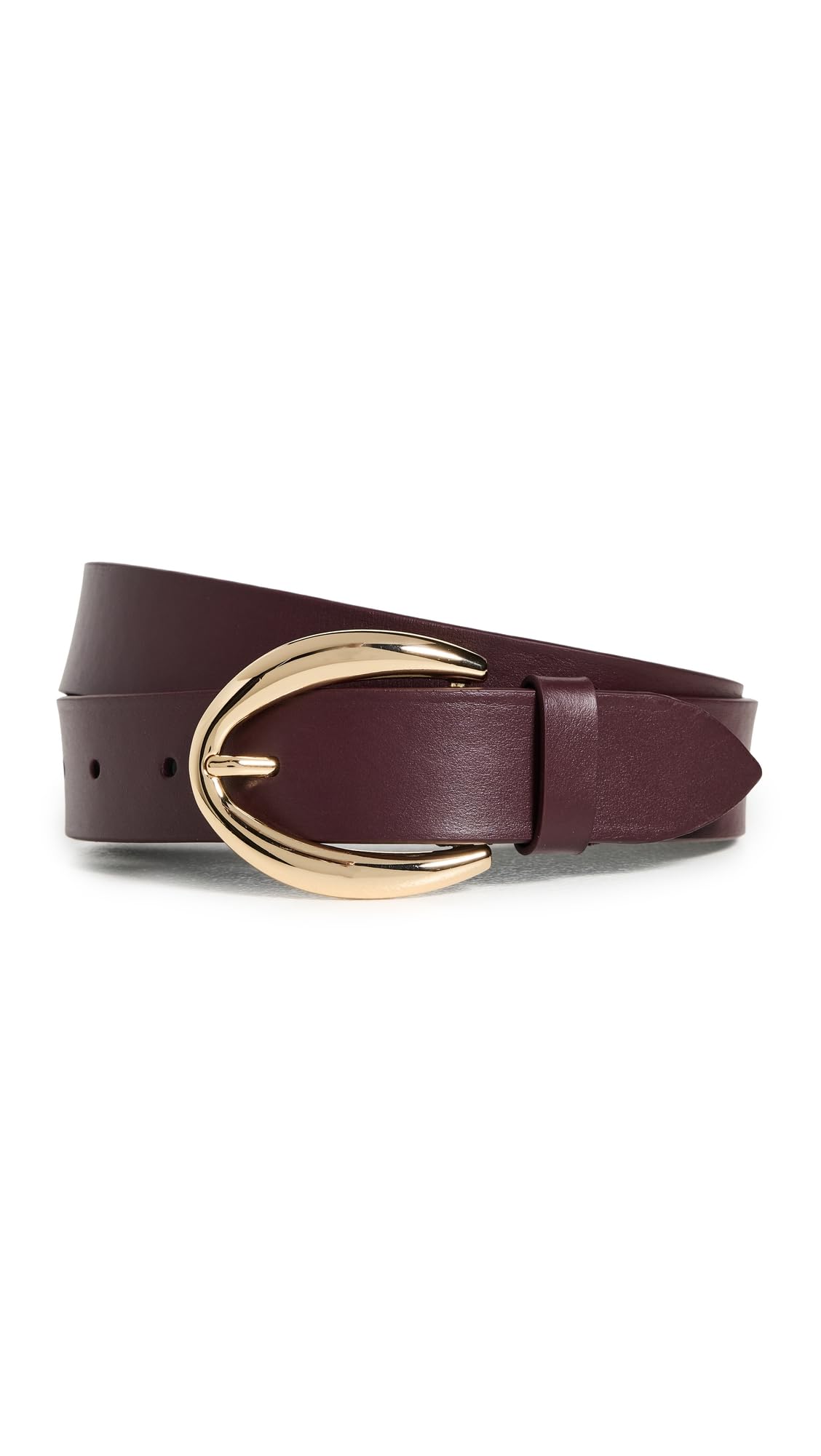 Vince Womens 30mm Calf Leather Belt